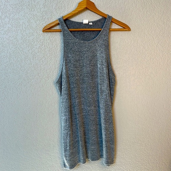 Gap Tank Top Halter Gray size Medium - Picture 7 of 8
